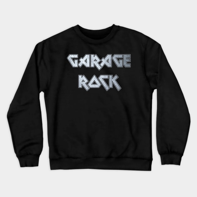 Garage rock Crewneck Sweatshirt by KubikoBakhar